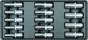Kľúče nástrčné hlboké 8-21 mm SET 14 kusov / vložka do zásuvky