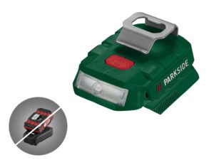 PARKSIDE® Aku USB adaptér s LED svietidlom PAA