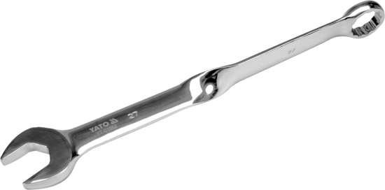 Kľúč očkoplochý račňový skrútený 27 mm