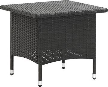 Čajový stolík čierny 50 × 50