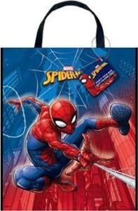 Darčeková taška spiderman – plastová 28