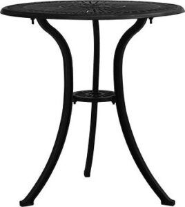 Záhradný stôl čierny 62 × 62 ×