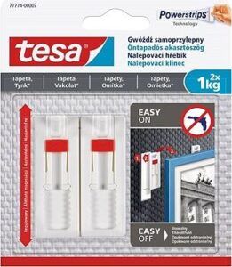 tesa - Nastavovací nalepovací háčik na tapety
