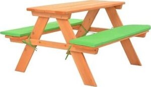 Detský piknikový stôl s lavičkami 89 × 79 ×