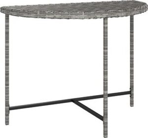 Záhradný stôl sivý 100 × 50 ×
