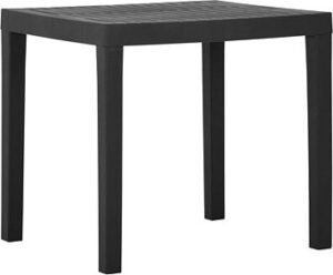 Záhradný stôl sivý 79 × 65 ×
