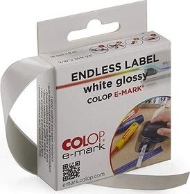 COLOP e-mark® lepiaca páska biela lesklá