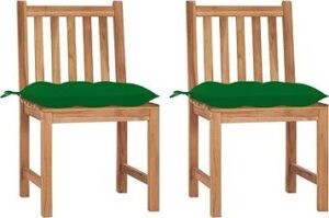 Záhradná stolička s poduškami 2 ks