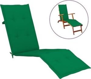 Poduška na polohovaciu stoličku zelená (75+105) ×